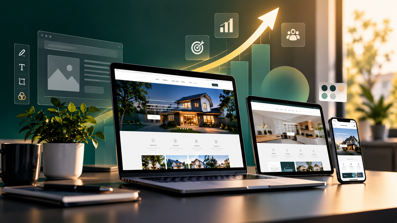 Modern Web Design Growth Workspace